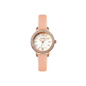 Skmei (1711PNK) Quartz Leather Strap Women's Watch - Pink