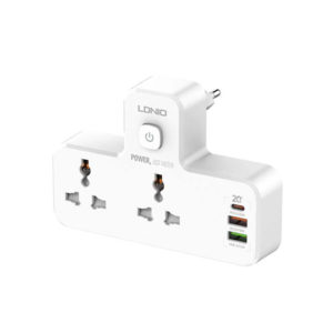 LDNIO Power Strip 2 Port with 2 USB and 1 USB-C PD & QC3.0 EU (SC2311) – White (3)
