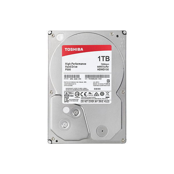 Toshiba S300 1TB 3.5Inch SATA Hard Drive (HDWD110UZSVA)