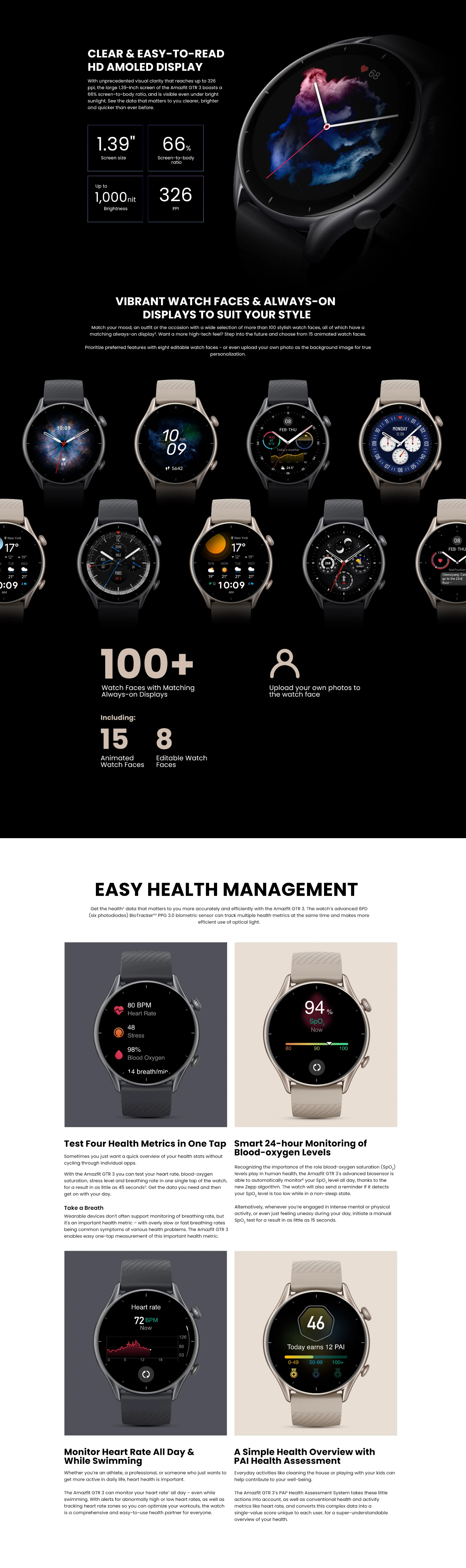 Amazfit GTR 3 Smart Watch - Penguin.com.bd