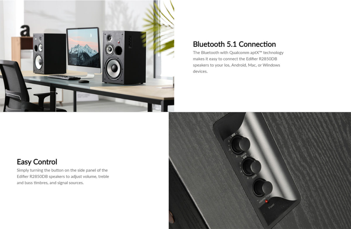 Edifier R2850DB Wireless Bookshelf Speakers - Penguin.com.bd