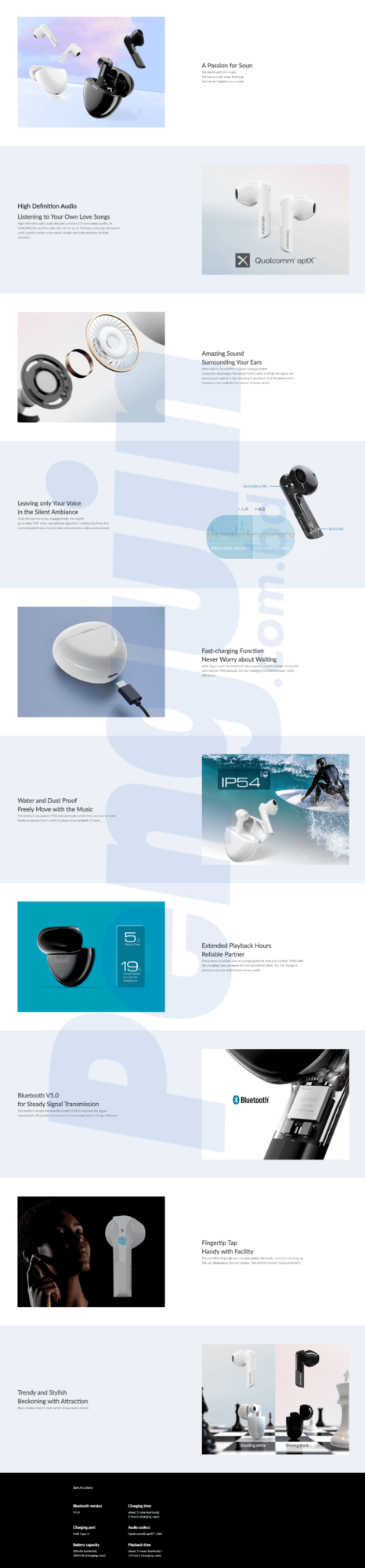 Edifier X6 True Wireless Earbuds - Black - Penguin.com.bd