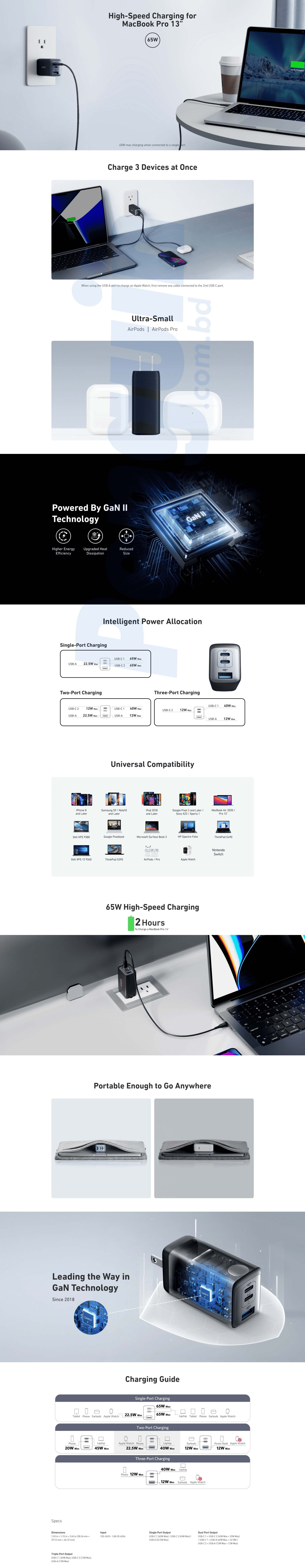 Anker 735 Charger (Nano II 65W)