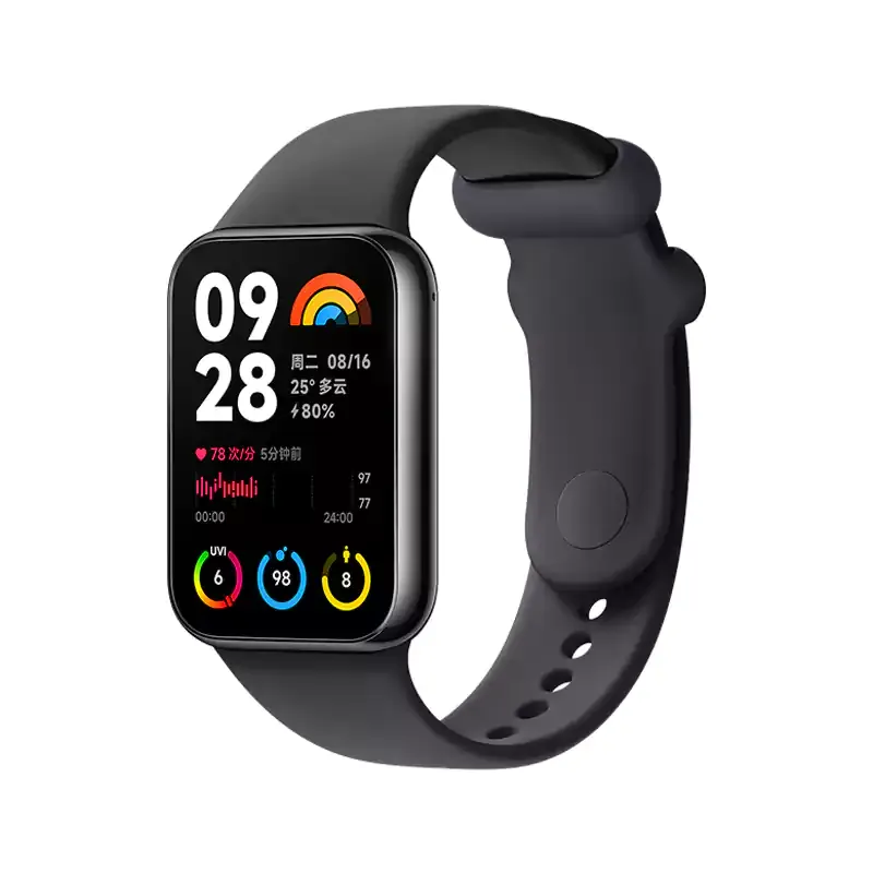2 Cinturini In Silicone Con Fibbia Magnetica Per Xiaomi Mi Band 8 E 9, Regolabili, Sportivi, Traspiranti, Multicolore
